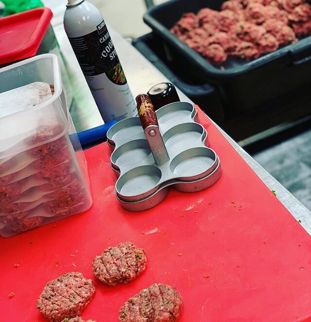 Kafta being made fresh from scratch. Try it on our kafta pita, kafta platter or kafta rice bowl!  #yalla #eatatghassans #catering #greensborocatering #greensborocaterer #ghassans #gsotakeout #takeoutgso #ghassansfreshmediterraneaneats #eatlocal