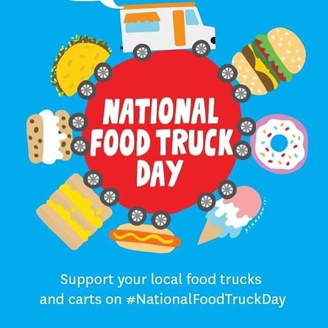 It's National Food Truck Day! A great day to celebrate our truck and ALL of the amazing food trucks out there! 
#NationalFoodTruckDay #ghassansmobilemediterraneaneats #ghassansmobile #yalla #eatatghassans