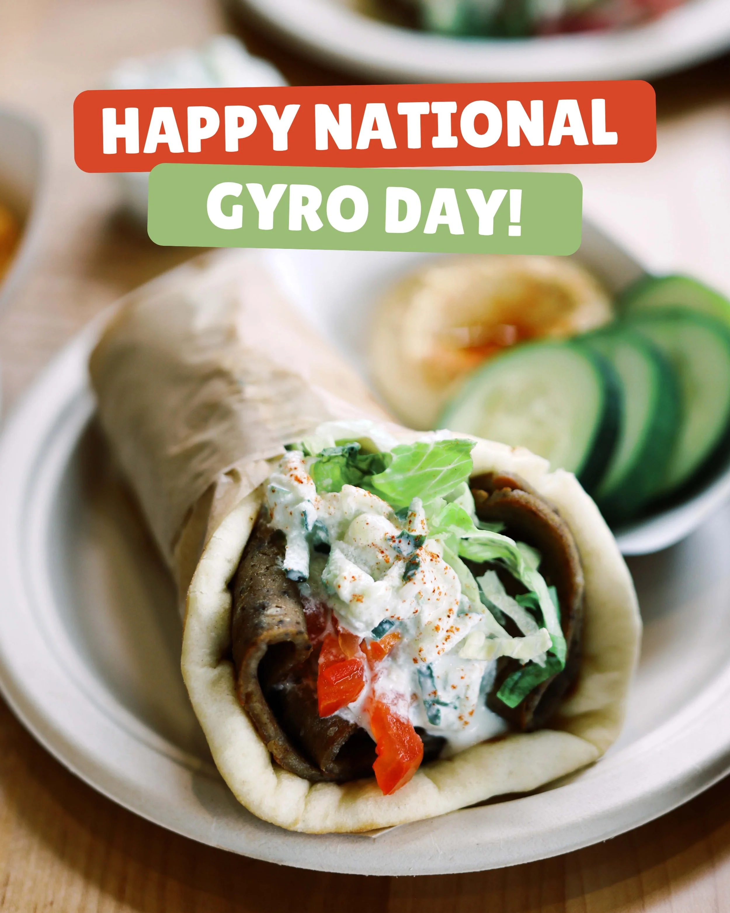 It&rsquo;s National Gyro Day! 🥙🎉
Honestly, we didn&rsquo;t need an excuse&hellip; but we&rsquo;ll take one. 😉 Come celebrate with a Ghassan&rsquo;s classic &mdash; warm pita, seasoned gyro, fresh toppings + that creamy cucumber sauce. 🤤

📍 Stop 