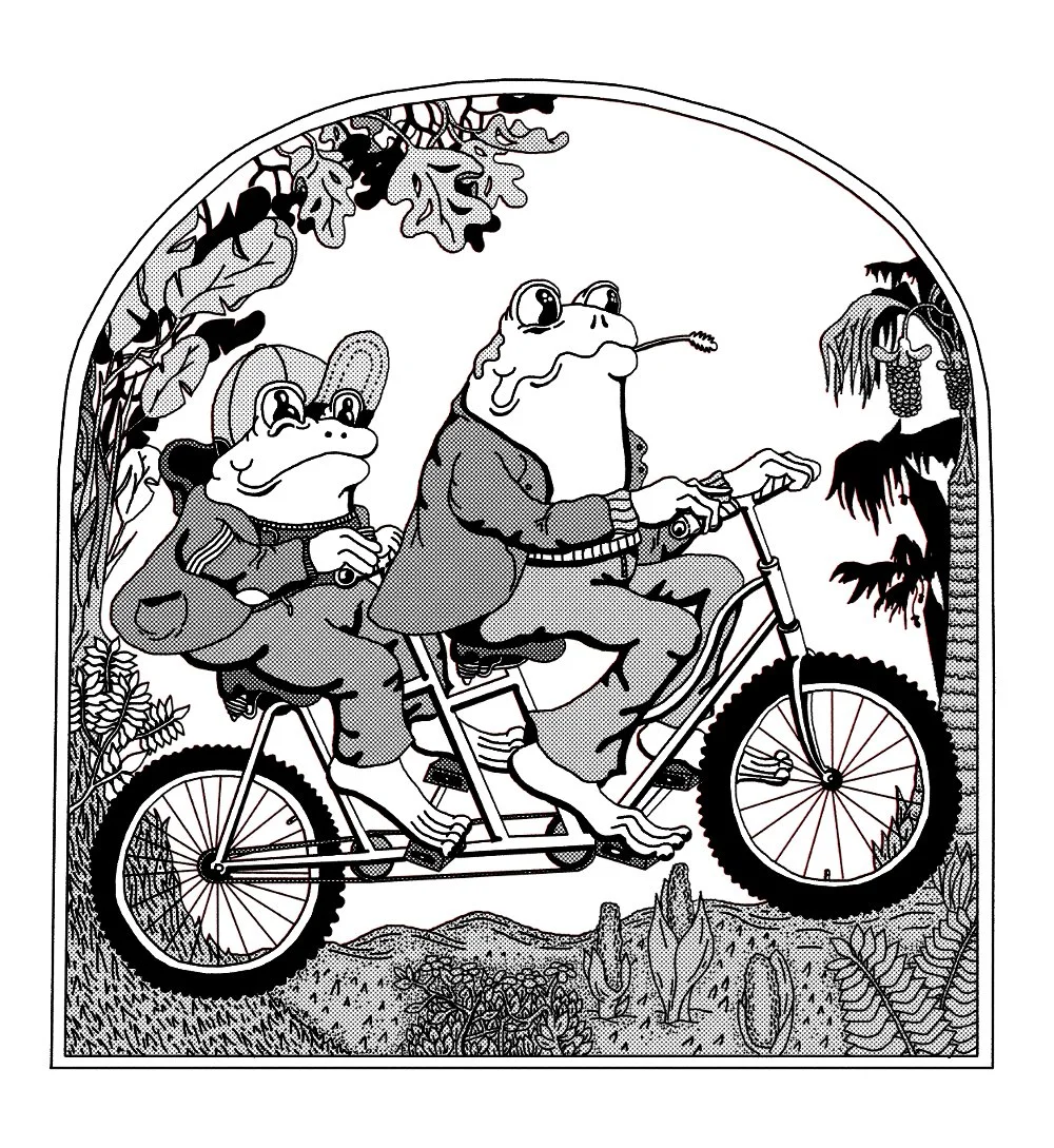 Frog &amp; Toad Bootleg shirt (private commission) (2021)