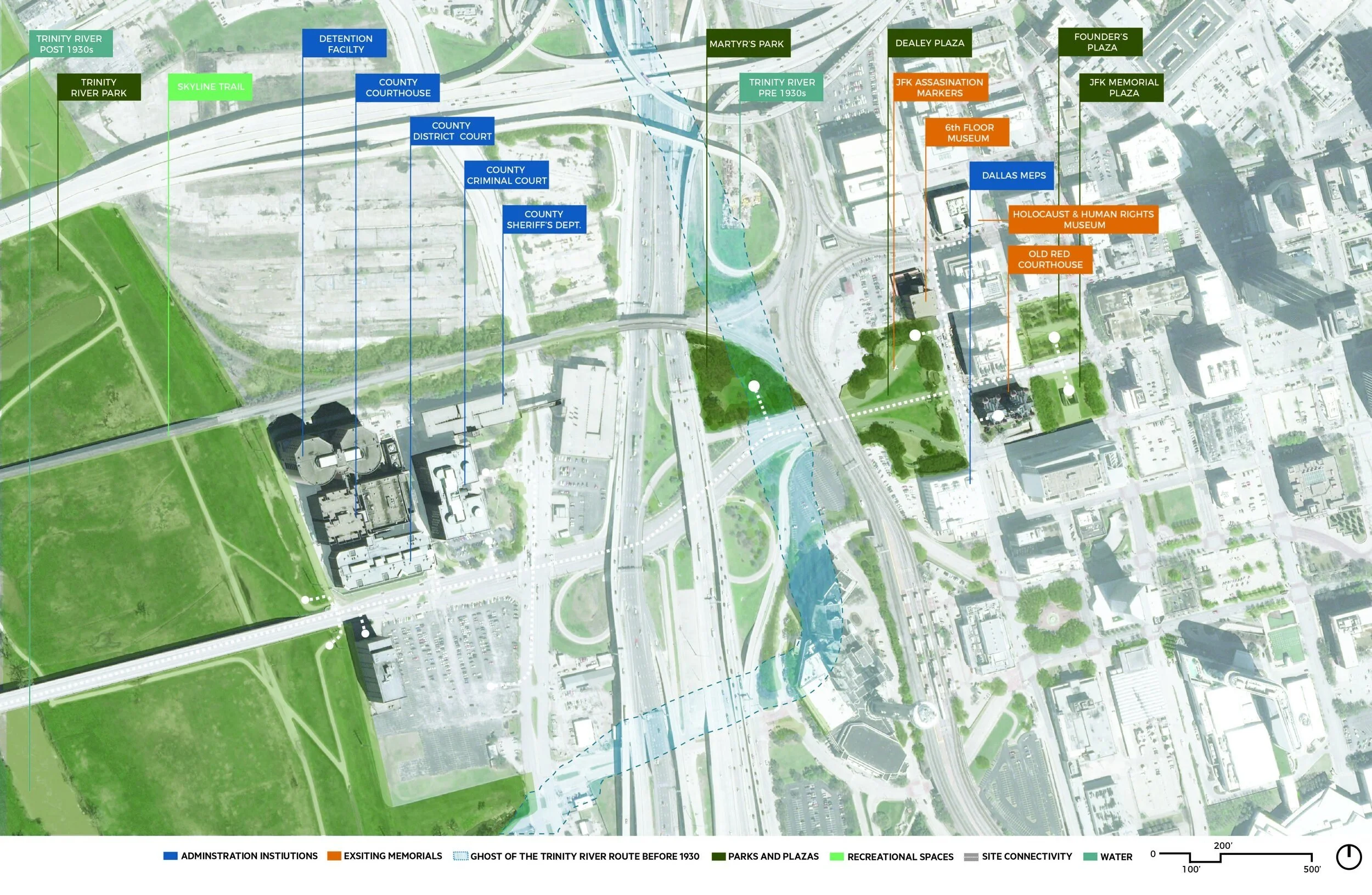 Dealey Plaza Reinvented Stoss - Dallas Dealey Plaza Existing