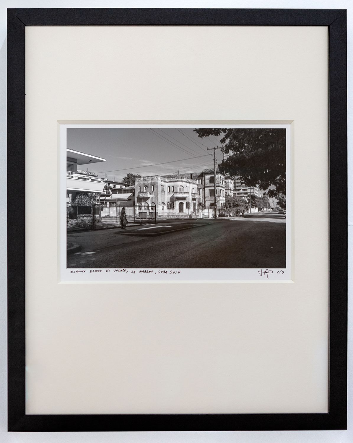   Esquina Vedado,  2017 Archival cotton print with museum glass 13 x 17 inches Edition 1 of 7, 2 AP 