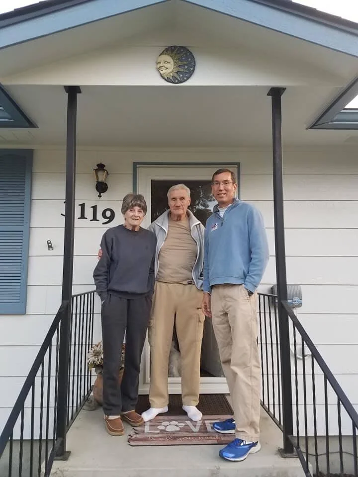 Dave with retired investigator.jpg