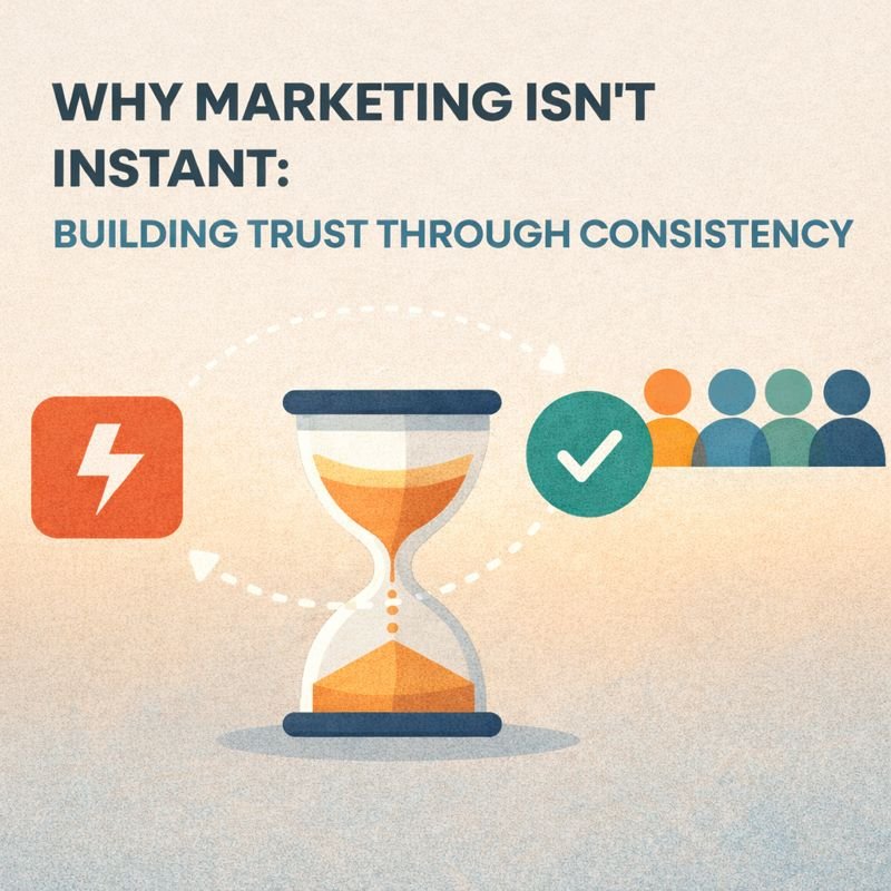 Why Marketing Isn’t Instant: Building Trust Through Consistency 