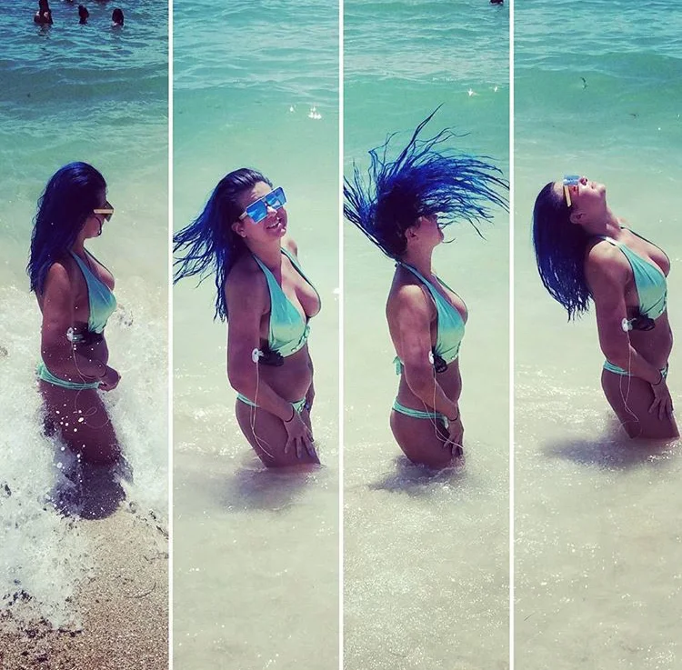 Elisa showing off her bikini line and proud to be a PHatient!