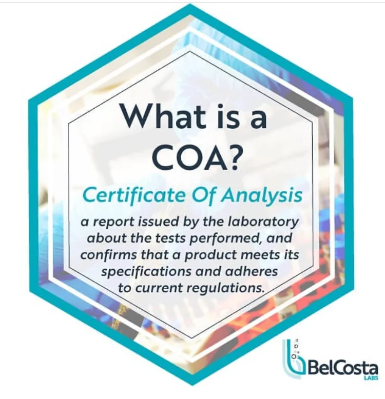 Visit www.belcostalabs.com for more info on cannabis analytic testing