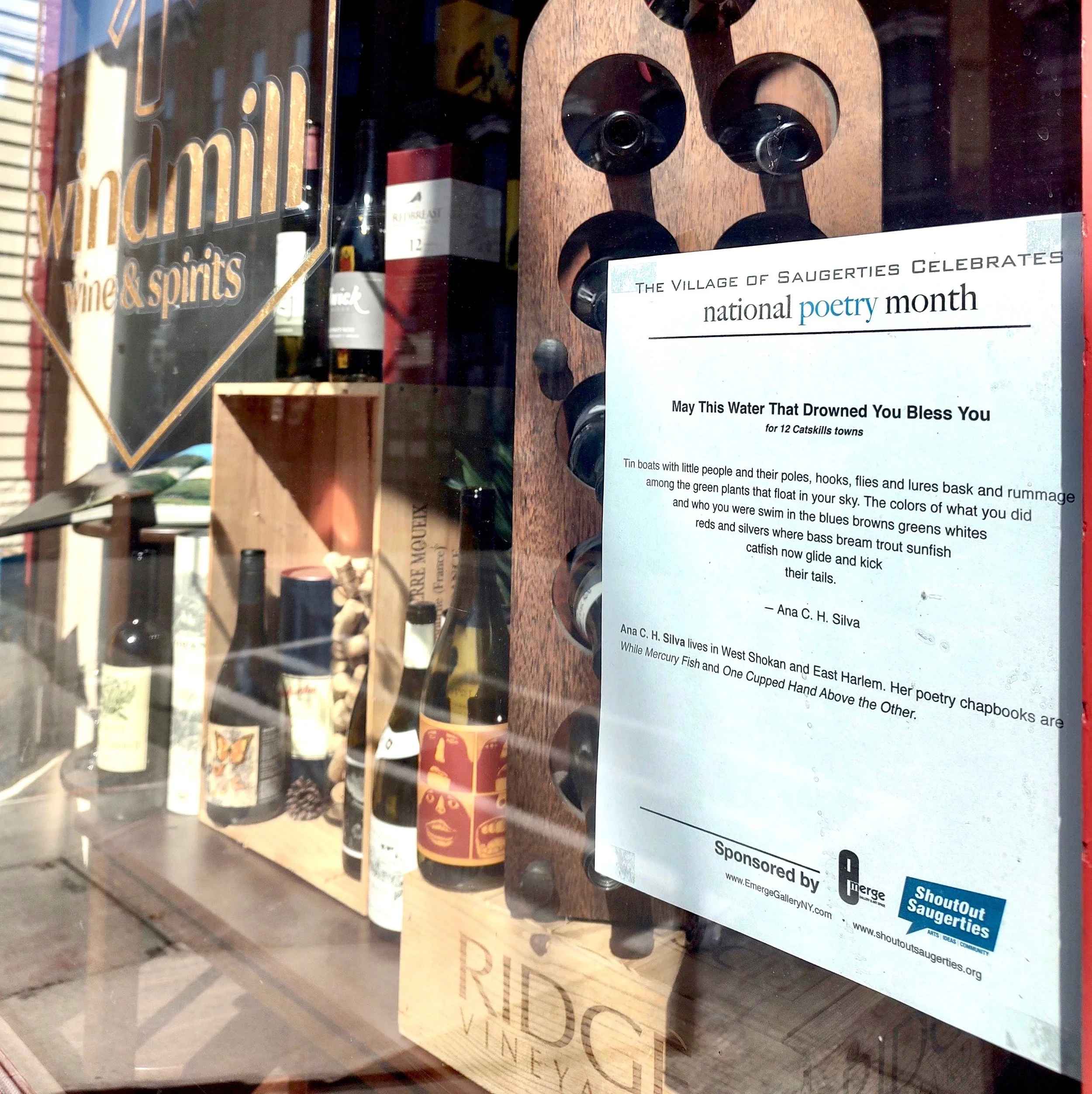 Poetry Month Reading II - Poems in the Windows