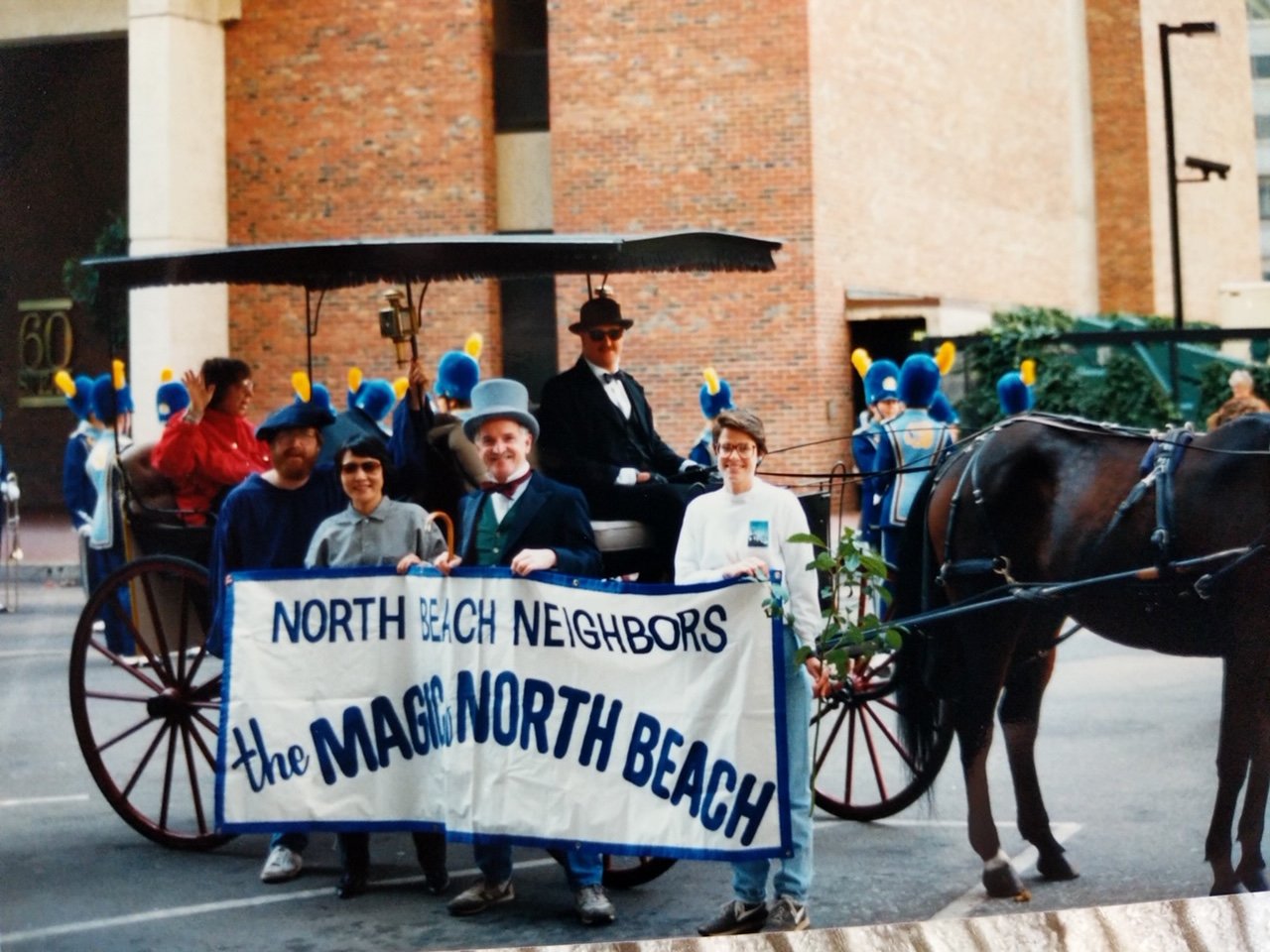 North Beach Neighbors at the 1982 Columbus Day Parade