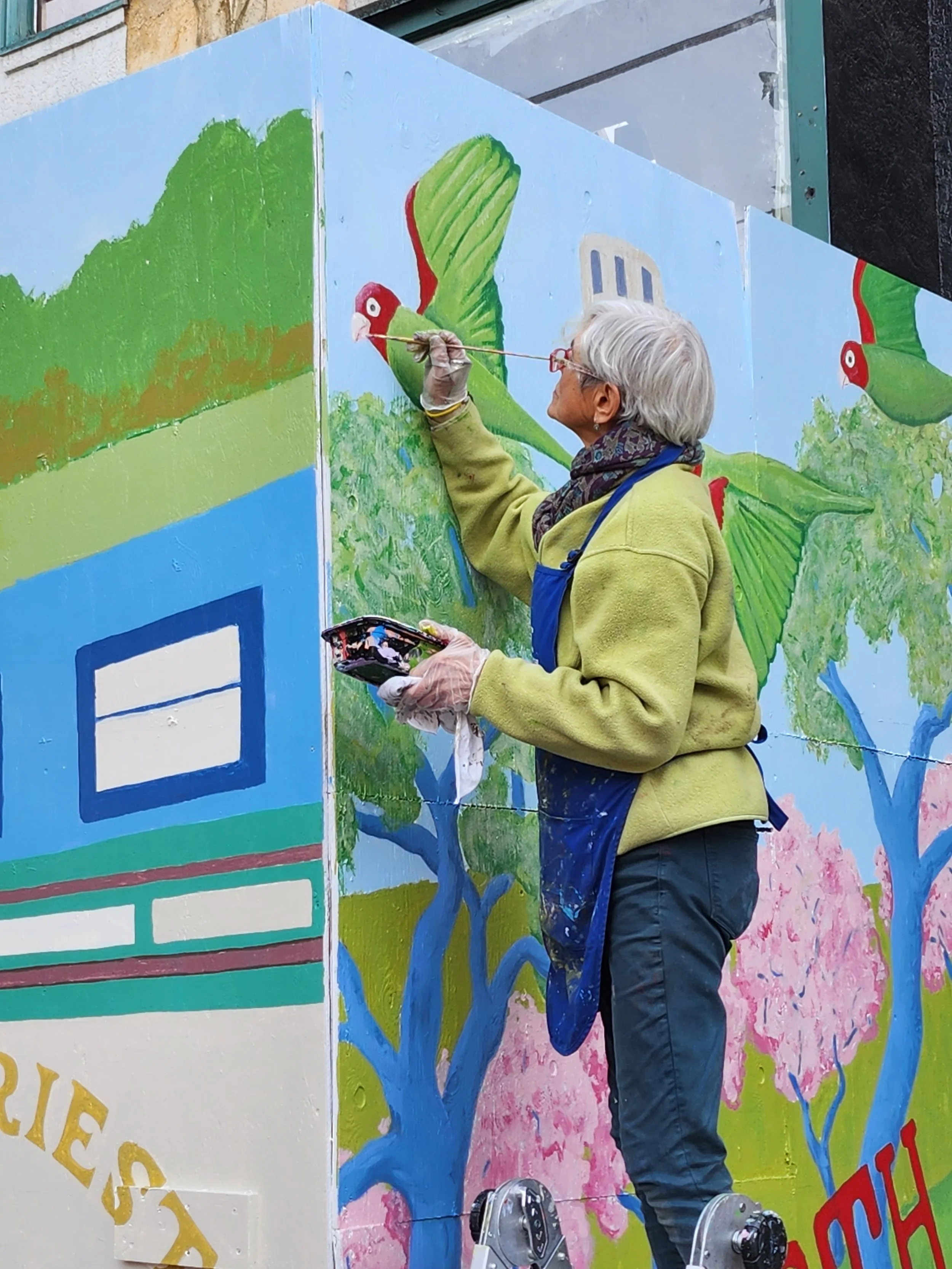 New Volunteer-Painted Mural Celebrates North Beach 