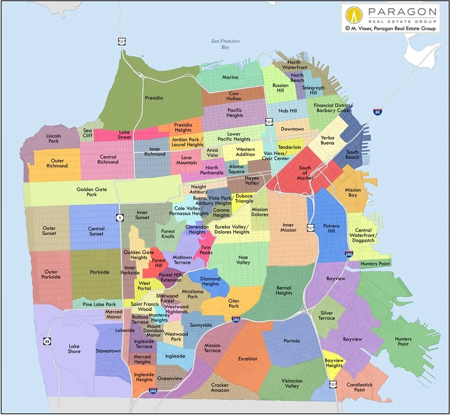 Current SF Home Values by Neighborhood