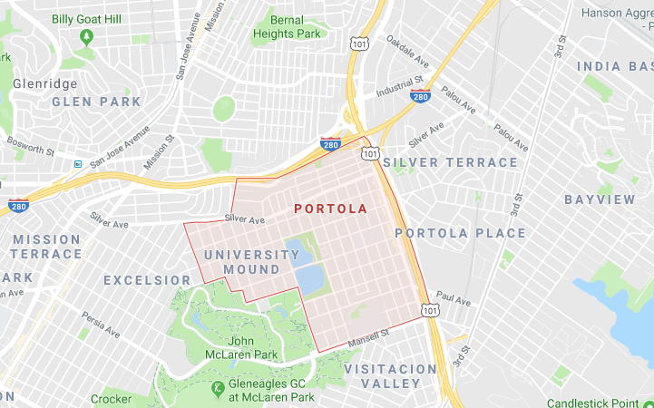 In case you were wondering where Portola was located.