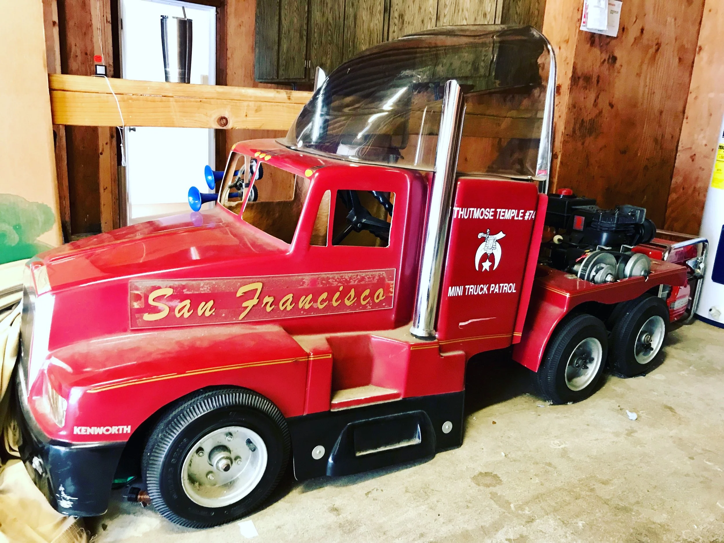 You never know what you will find in the garage!