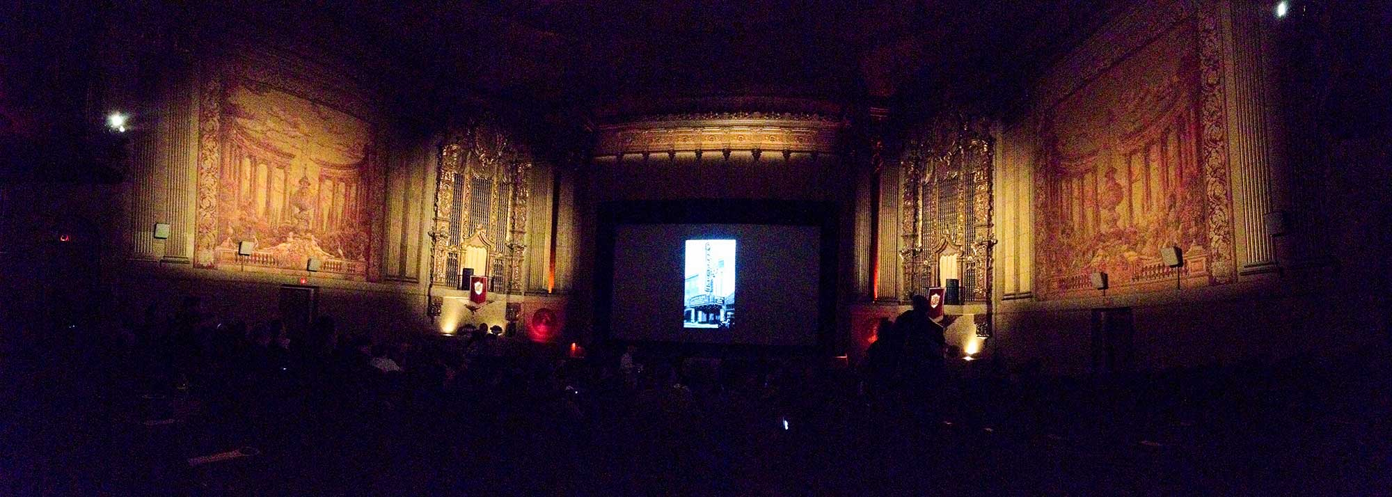 Interior of the Castro Theatre