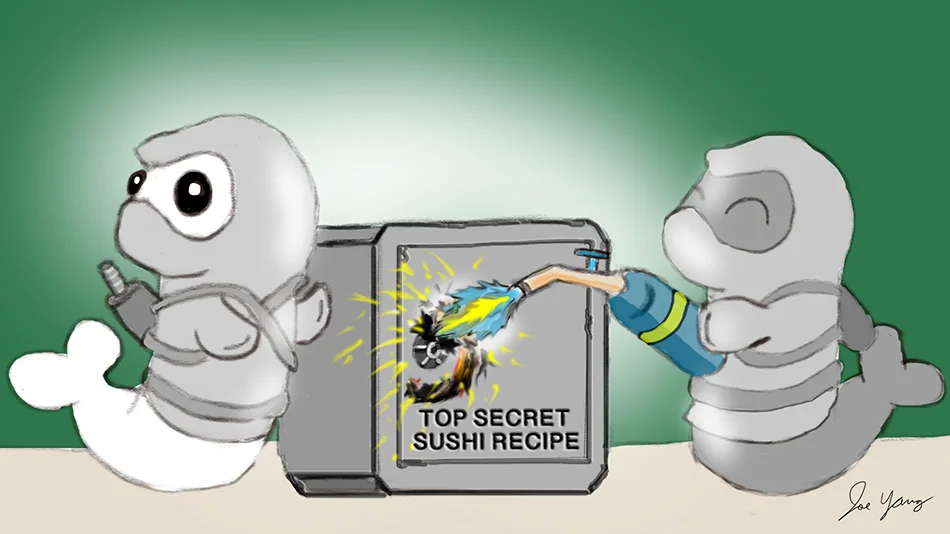 Random sketch: The Ninja Seals really want that recipe!