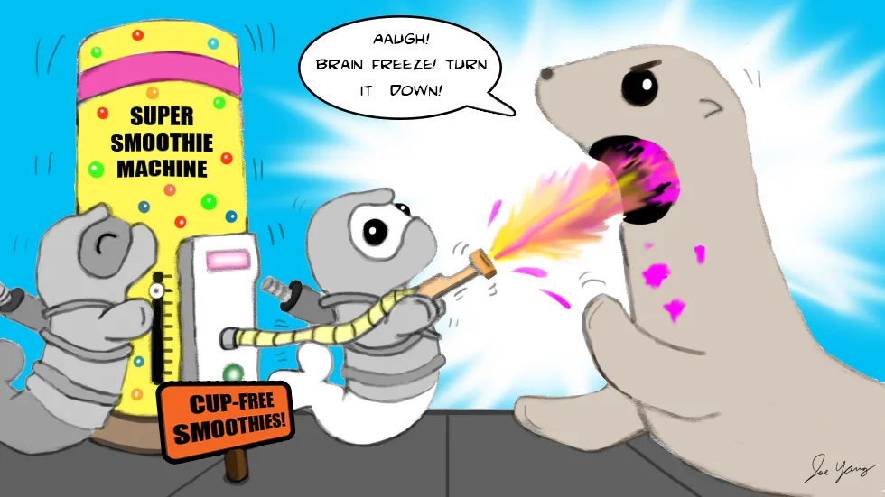 The Ninja Seals launch a questionable smoothie business