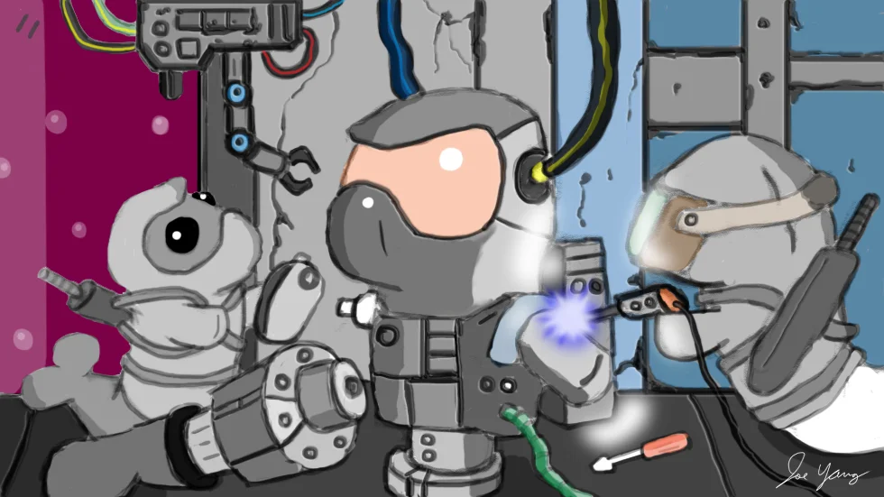 The Ninja Seals are building a super hi-tech robot ninja!