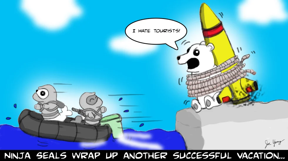 The Ninja Seals wrap up another successful vacation