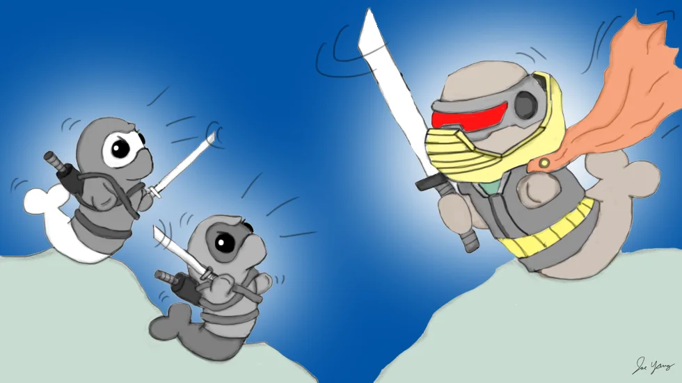 The Ninja Seals face off against a mysterious marauder!