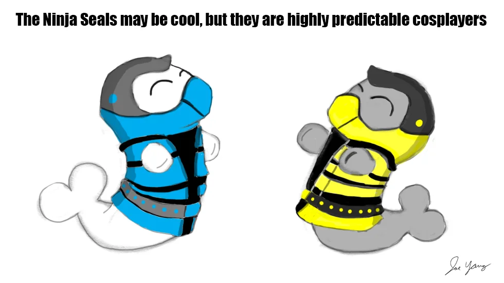 The Ninja Seals may be cool, but they are predictable cosplayers