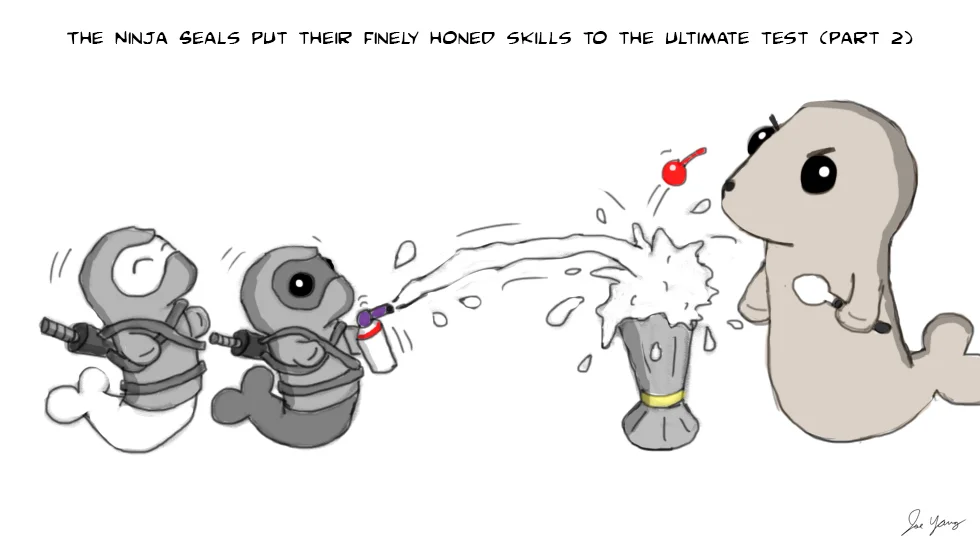 The Ninja Seals put their finely honed skills to the ultimate test (part 2)