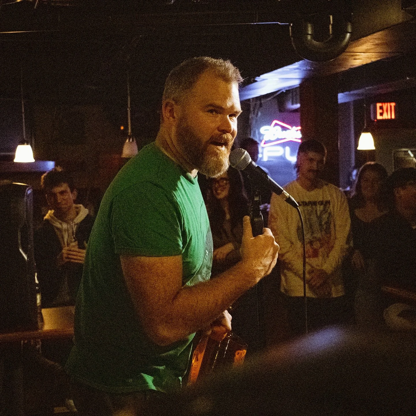 The Bombshelter was so packed I couldn&rsquo;t even get in to shoot photographs of the early lineup! NBD.

#photography #standupcomedy #desmoines