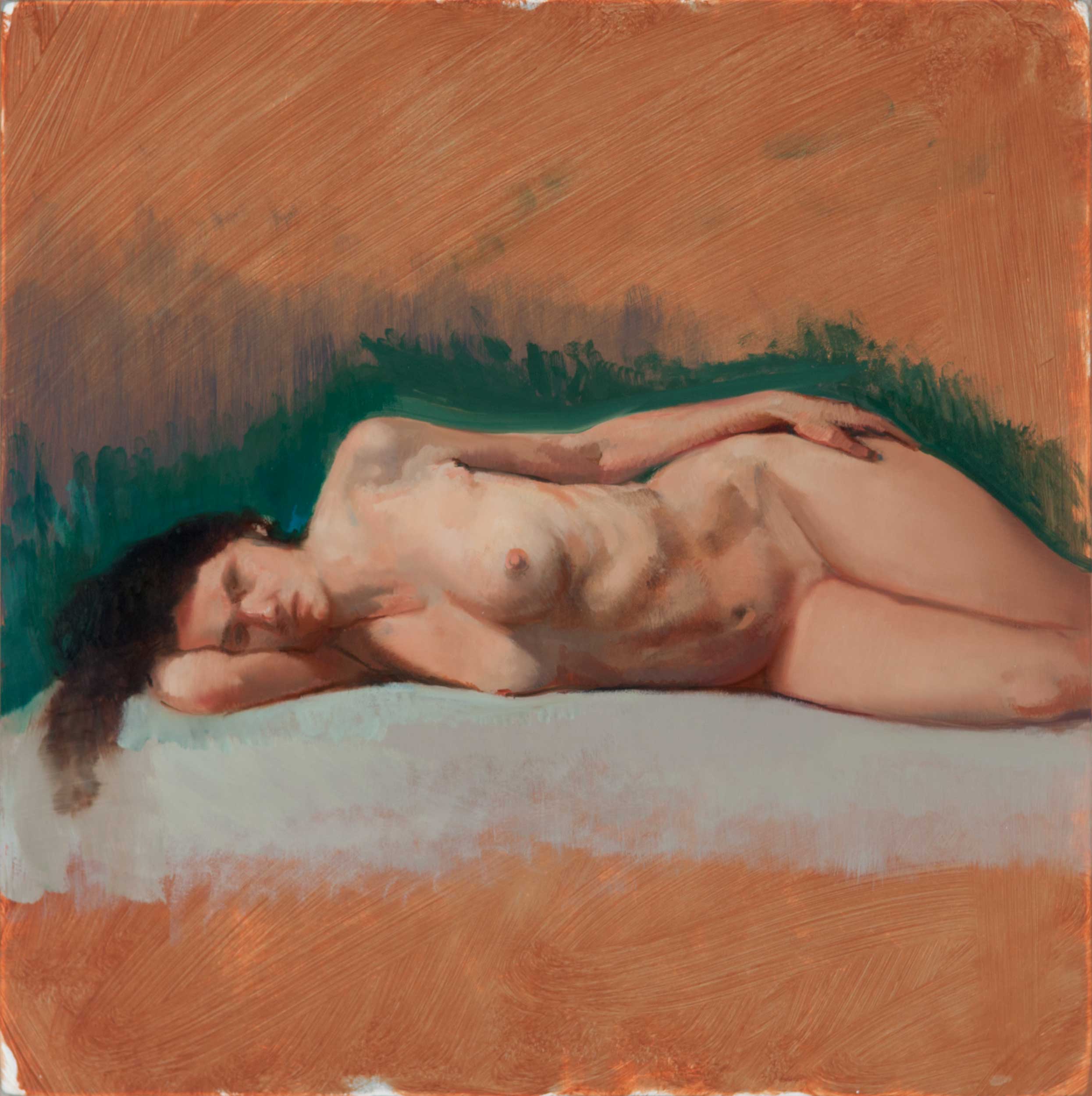 Morgan Reclining On Her Side