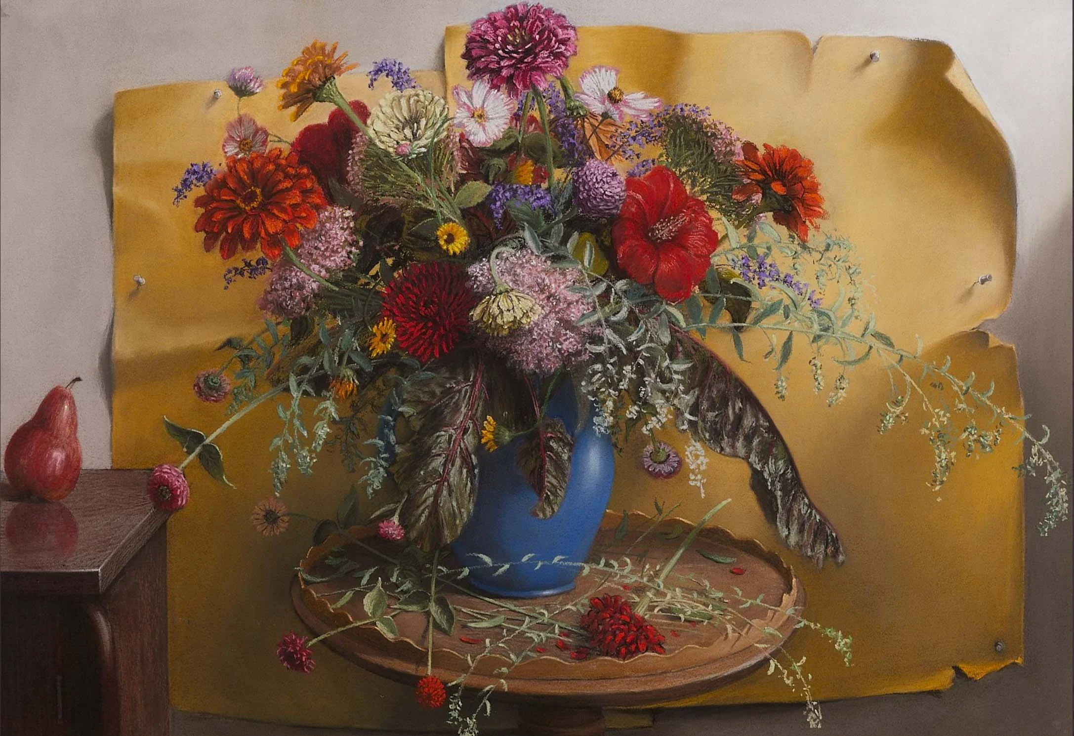 Composition with Red Pear