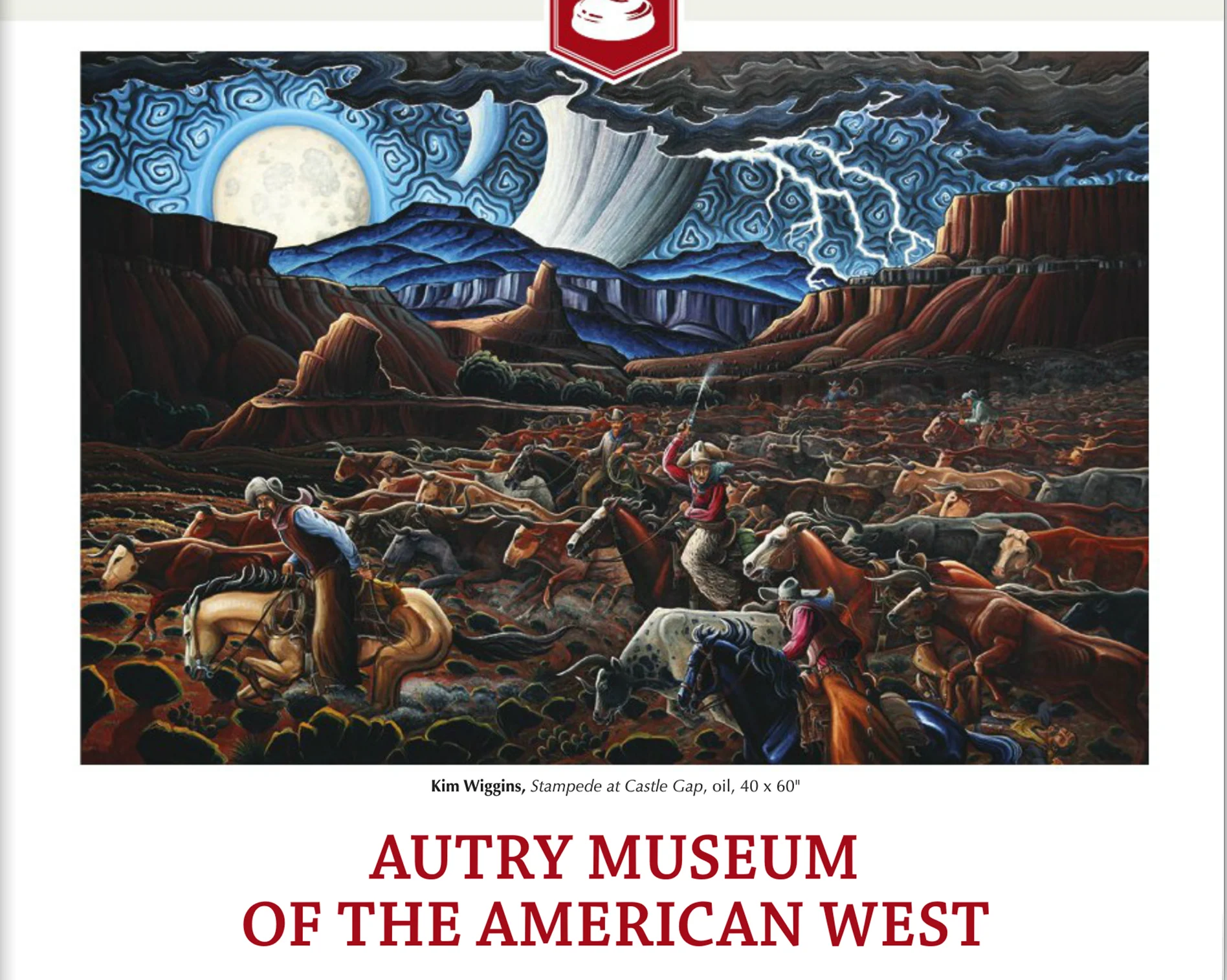 This was my major work for the 2018 Masters of the American West in Los Angeles. Courtesy Western Art Collector Magazine.