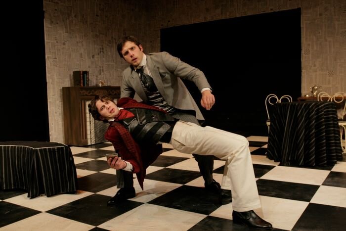 Here we are “dancing” as Jack and Algy in The Importance of Being Earnest