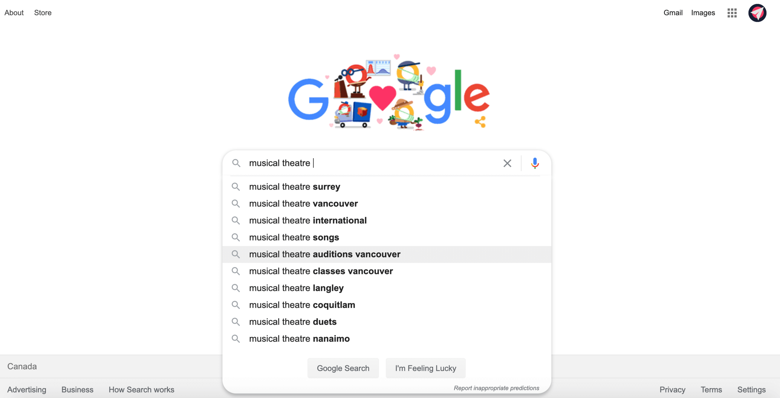 Google’s Autofill: super useful for free keyword research