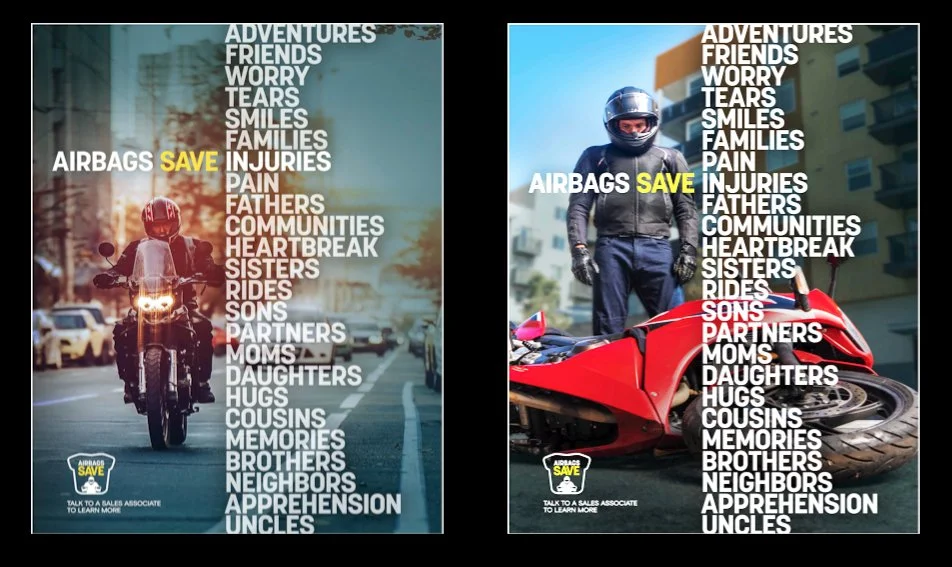 In-store light box display