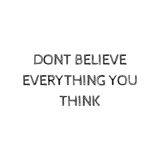 So often I hear from clients about their negative self talk stream and how much their thoughts affect their mood and self esteem.  Not every thought is a fact... 🌼 #thursdayvibes