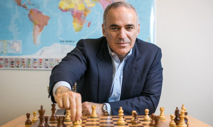 Kasparov says chessboard attack was political