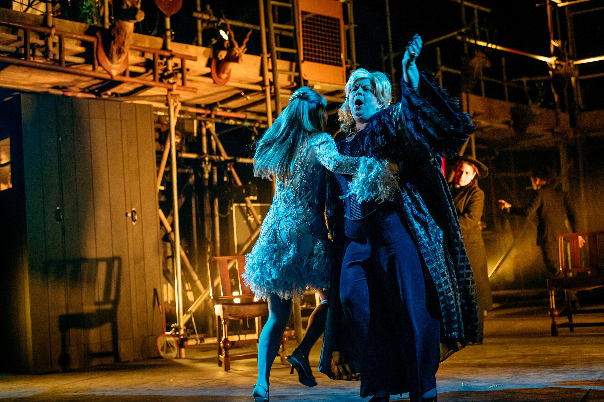 ‘...the searing impact that the play delivers in this red-hot moment is testament to the skills and work of the entire ensemble, with the lighting, sound, casting, movement and direction all combining to make a startling piece of theatre.’ Da