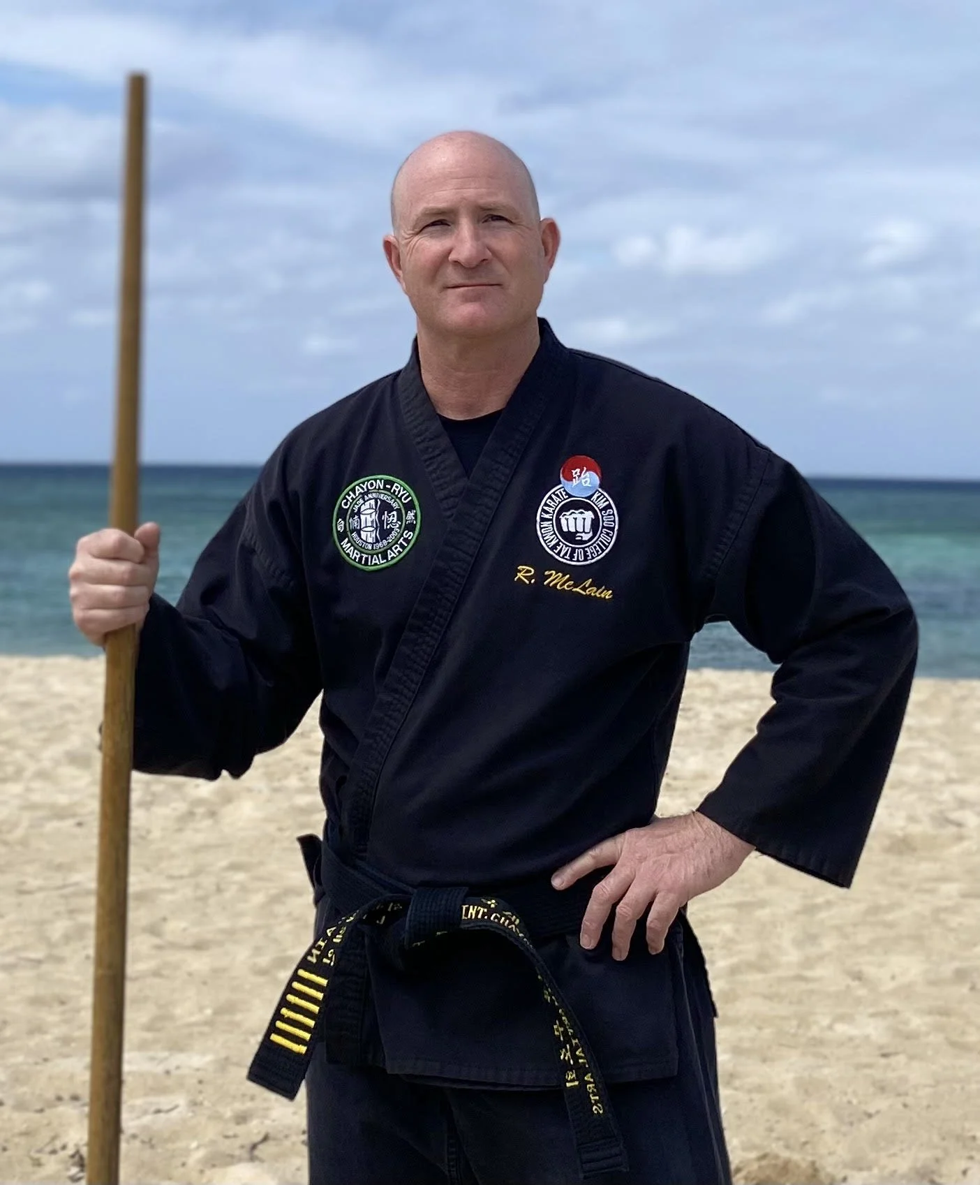 Master Robert McLain 7th Dan Black Belt Promoted December, 2022 Chief Instructor, Okinawa Chayon-Ryu  Co-Founder, Arlington Chayon-Ryu 