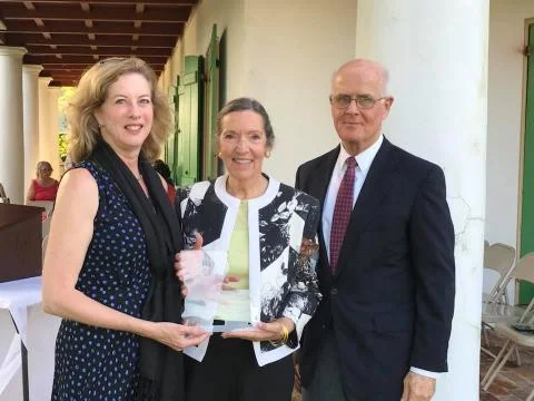 Monday, May 21, 2018 Pictured above left to right: Sandra Stokes, Ann Masson, Michael Duplantier