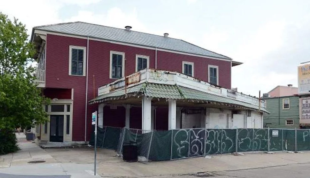 Corner of Esplanade Avenue and North Rampart Street