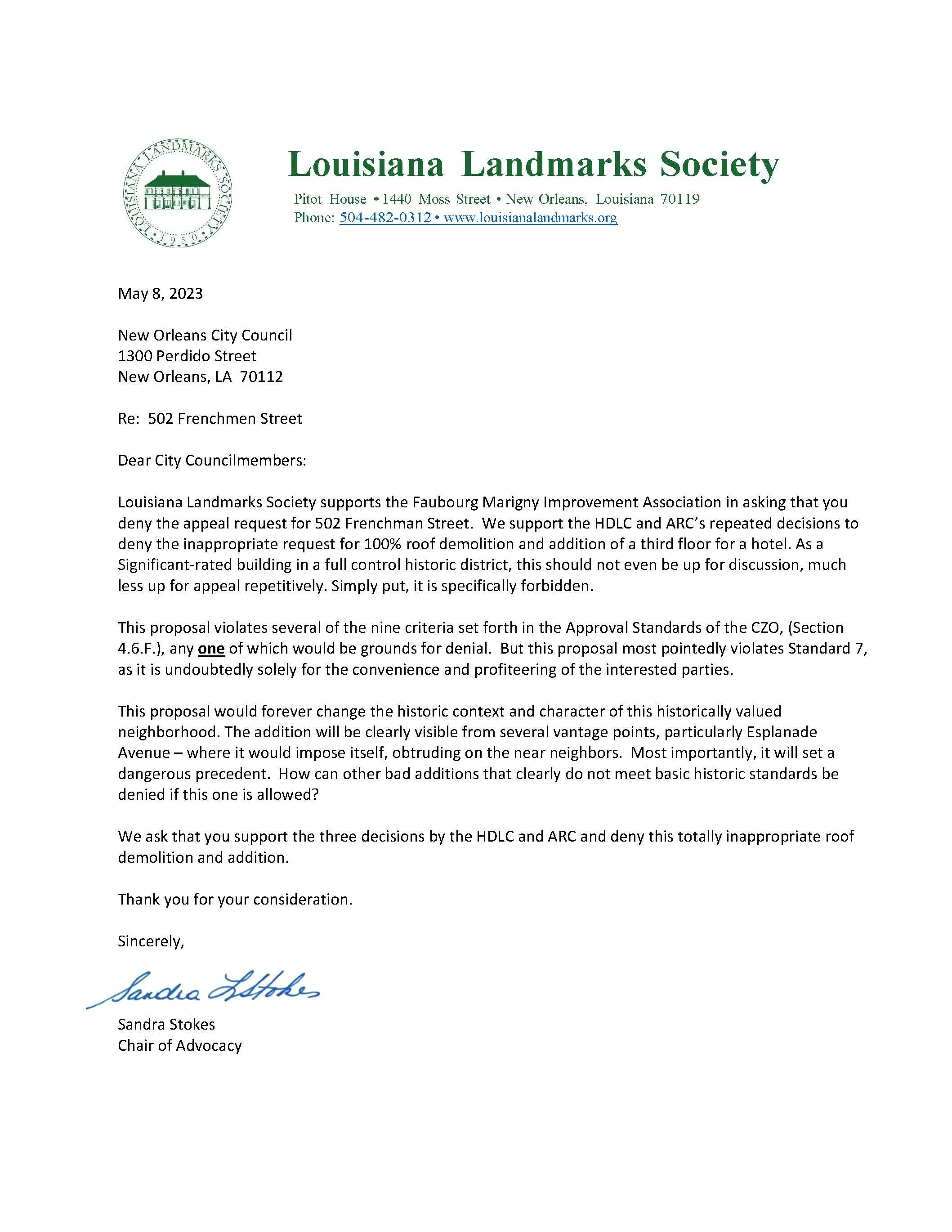 5-8-2023: 502 Frenchmen Street