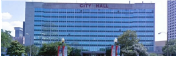   CITY HALL&nbsp;    DOWNTOWN/CENTRAL BUSINESS DISTRICT  Location:    1300 Perdido    Threat:    Prime Location&nbsp;&nbsp;&nbsp;   City Hall was erected in 1957 in the administration of Mayor deLesseps “Chep” Morrison, whose &nbsp;master plan for a 