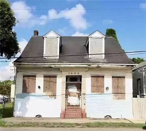 Creole Center Hall Cottage