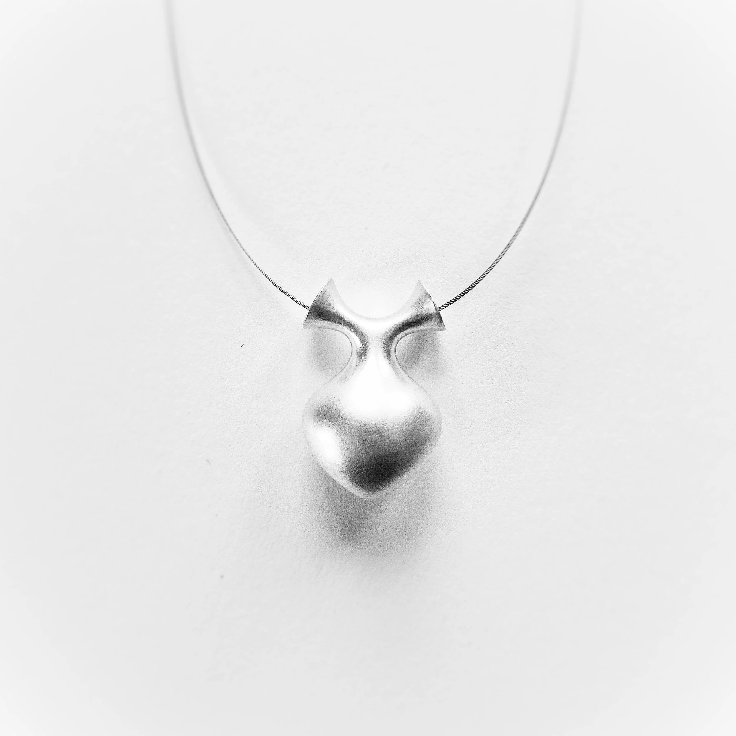 pendant "heart", sterling silver