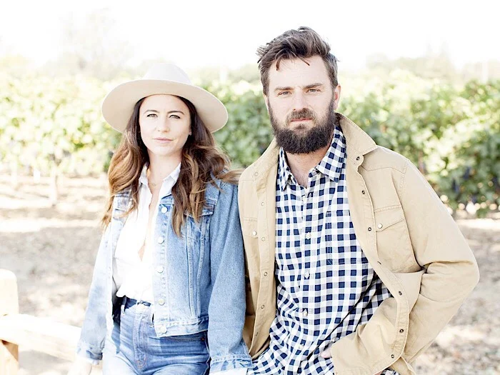 Kim and Tyler Elwell - Halcyon wines • Napa, California Santa Barbara-bred Tyler and Napa Valley-native Kim launched Halcyon Wines in 2013 after Tyler discovered an intriguing Cabernet Franc vineyard in Paso Robles, California - a varietal he always dreamed of working with. For the past five years, Tyler has been creating some of the most critically acclaimed wine as Assistant Winemaker at world-renowned Tablas Creek Vineyard. Tyler now works as Assistant Winemaker at Provenance in Napa Valley. His wife Kim is a digital marketing and public relations expert with over seven years of experience serving celebrity, hospitality, and food/wine clients throughout the Bay Area and beyond - most notably managing Bob Weir's (Grateful Dead) recording studio, TRI Studios in Marin, California for over three years. Kim works full time with a boutique agency, The James Collective, in Sonoma. Together the Elwell’s combine their deep-rooted love of wine with expertise in both the creation and marketing of Halcyon Wines, a nouveau take on California Cabernet Franc.