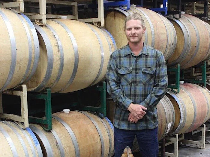 Ryan Roark - Roark Wine Company • Buellton, California Roark Wine Co. was founded in 2009 by Ryan Roark. RWC focuses on making small-batch wines that showcase variety, vintage, and place. To best represent each harvest, we make our wine as unadulterated as possible: in neutral vessels, with all native fermentation, and no additions apart from a minimal amount of sulfur. Ryan started his journey with a fascination for farming; he studied plant pathology and microbiology at Texas A&M where he was able to take part in an agricultural exchange program that placed him with a small family-owned winery located in the Loire Valley. There he worked the land and learned the skills that he would take with him throughout France, New Zealand, and California. What began as a 100 case Chenin Blanc project has evolved into a small grape growing and winemaking operation. Ryan and his small team farm a handful of vineyards throughout Santa Barbara County while also sourcing grapes from trusted growers to produce about 1,750 cases of wine per year.