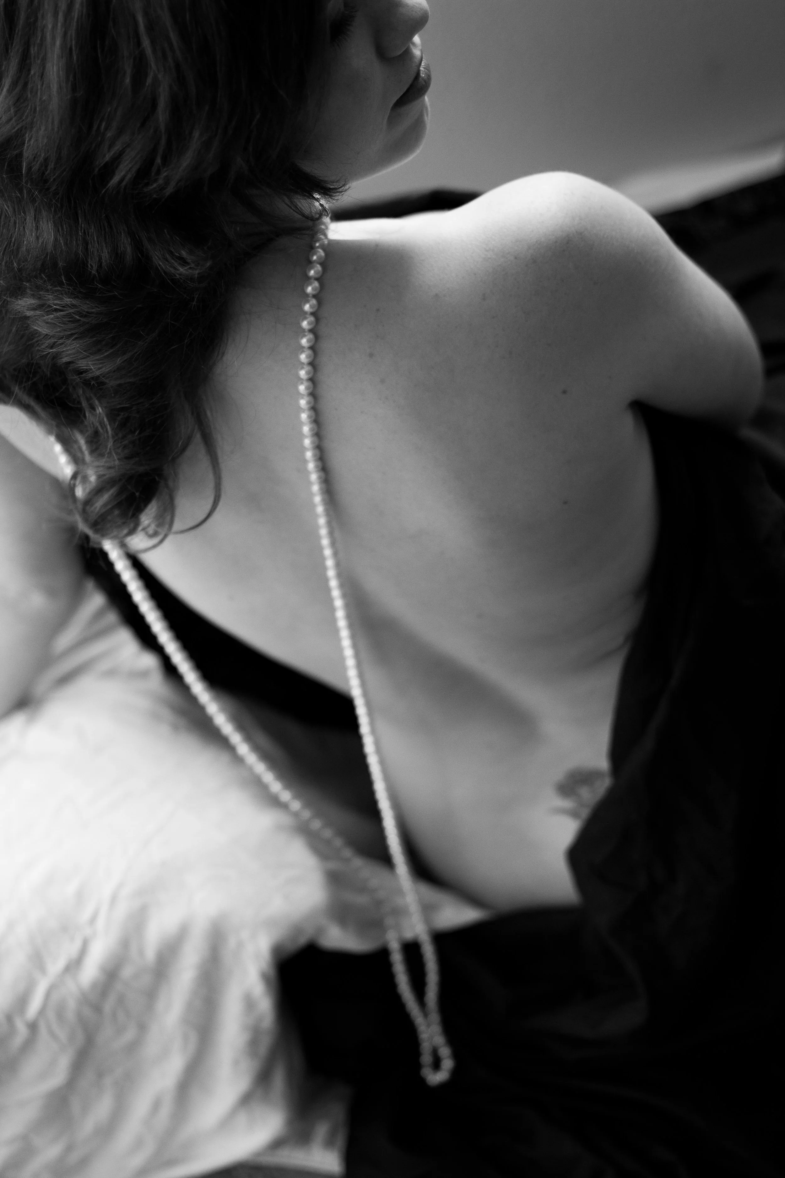 Pearls and boudoir