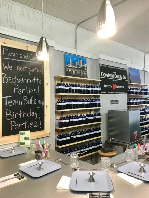One-of-a-Kind Candle Bar at the Ohio City Location