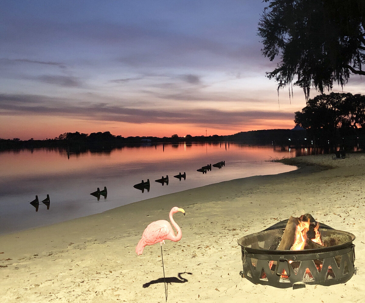 Lakefront Beach Experience Flamingo Firepit.jpg