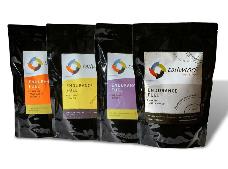 Tailwind supplies products containing enough energy and electrolytes for pre or during competition and products with enough energy and protein to replenish the body after competition deeming a dietitian's mark of approval.
