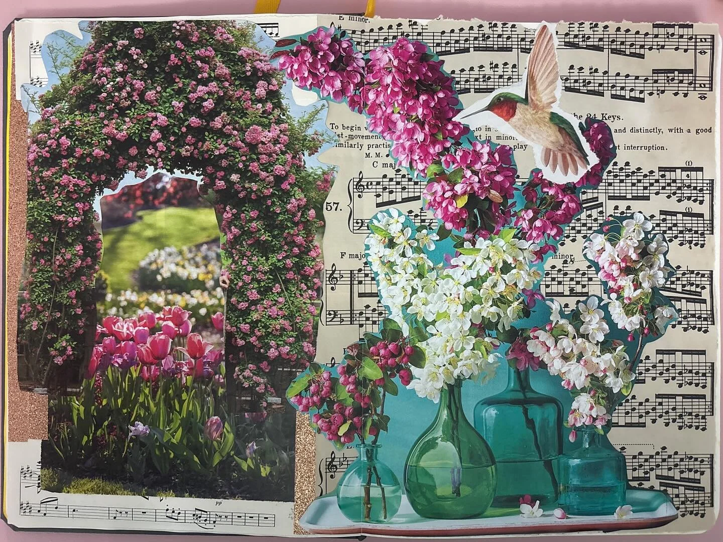 @thetiffanyhan set a 30-minute timer and said &ldquo;go&rdquo; and this is what fell into my journal.

She&rsquo;s running a 30x30 co-working call through August 12. Come join and see what falls out of you!

#creativejournaling #junkjournaling #makem