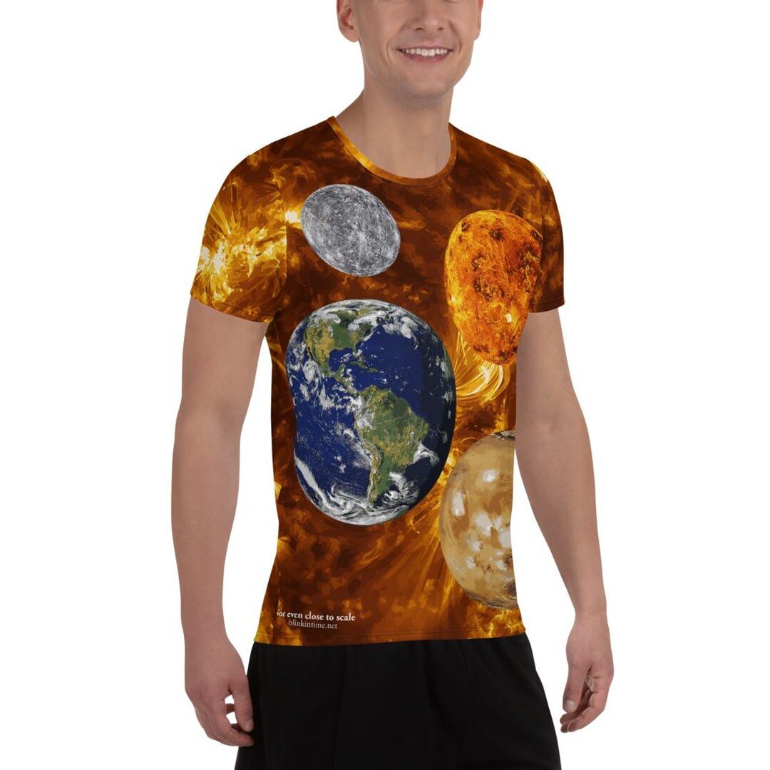 Do you want to show your geekiness at the gym?  Want a gym shirt that will standout from the plain shirts you see?  If you are looking for a nerdy shirt, that shows the beauty science bring to life, then this is just the shirt you need.