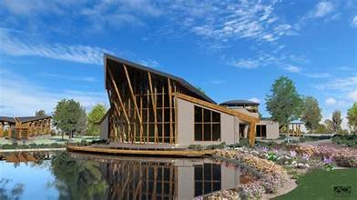 PROJECT NEWS: Opening - Elkhart Botanic Ardens Draw Nature into Its New Visitors Center and Pavilion